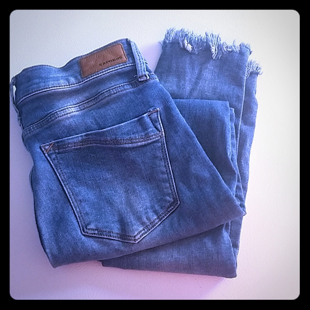 express cropped jean legging